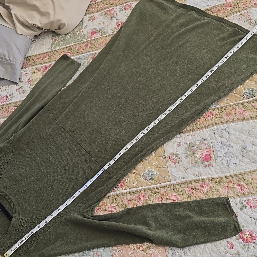 J.Jill Sweater Dress, Green - Picture 4 of 9